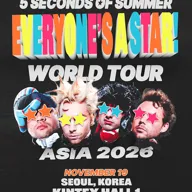 5 Seconds Of Summer 내한공연 포스터