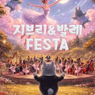 지브리 발레 FESTA 포스터