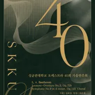 제40주년 성균관대학교 오케스트라 정기 가을 연주회 포스터